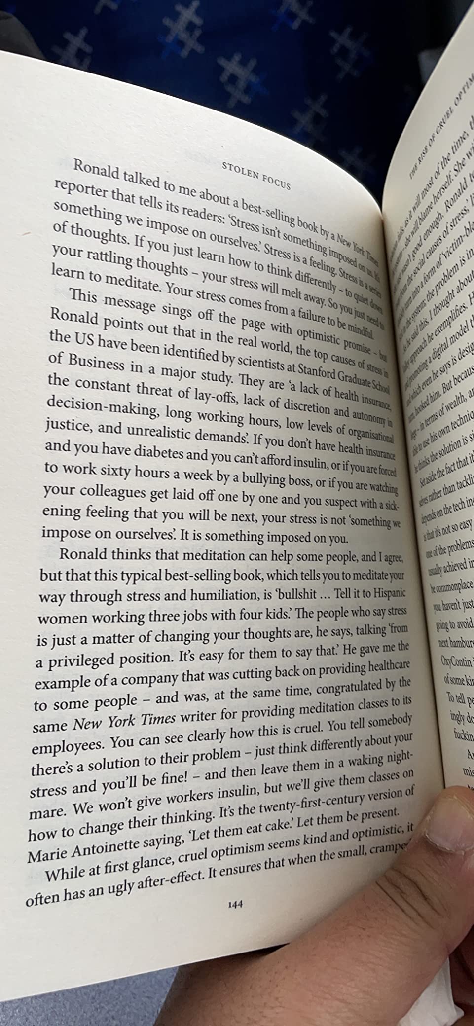 Half way through, a new dimension of thoughts has opened to me