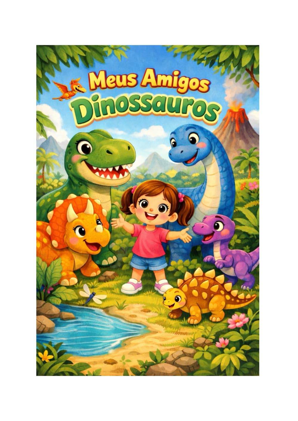Meus Amigos Dinossauros: Para Colorir