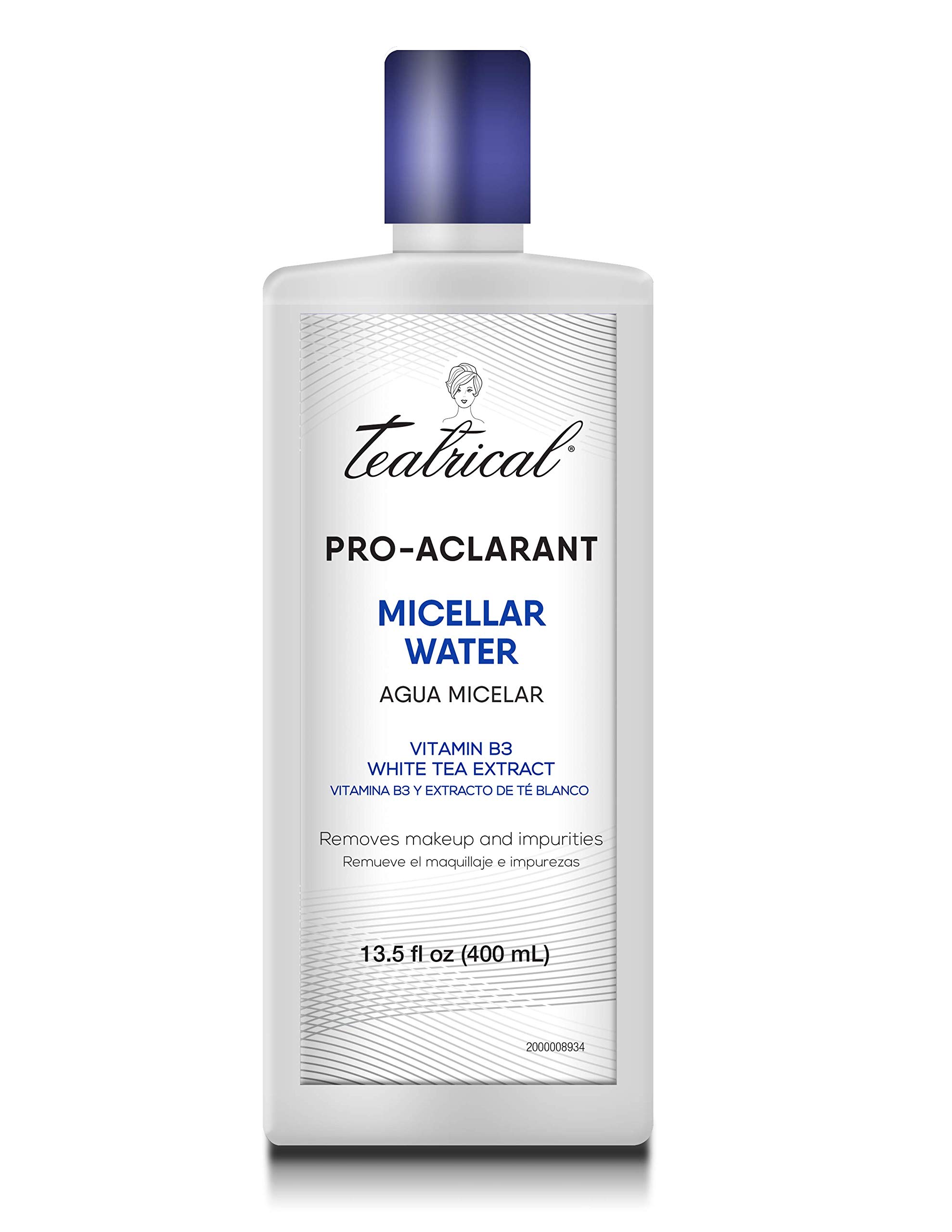 TEATRICALPro-Aclarant Micellar Water Cleanser & Makeup Remover, 13.5 Ounce