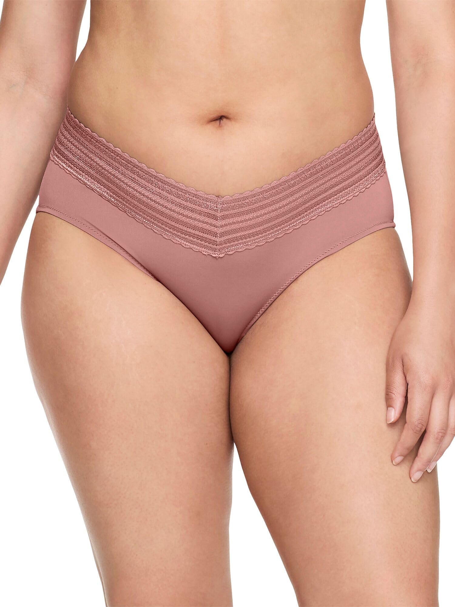 Warner's womens No Pinching No Problems Dig-free Comfort Waist With Lace Microfiber Hipster 5609j
