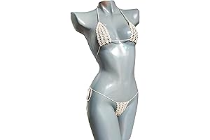 Crochet Extreme Micro Sexy See Through Bikini Women