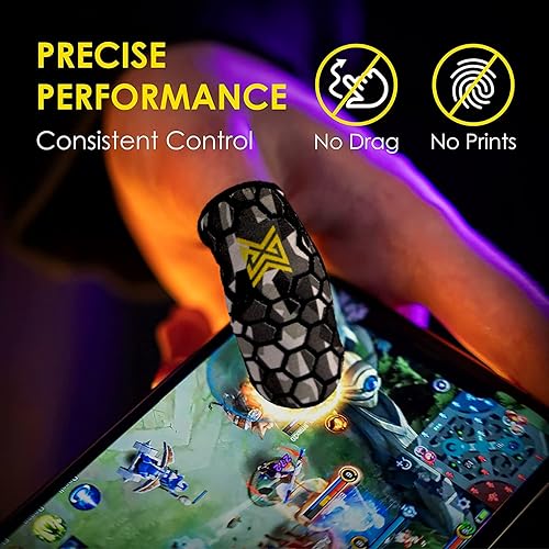 Miniatura 2 de MGC ClawSocks, mangas para dedos de teléfono celular, protector de pulgar para jugadores, estabilizador, funda de soporte de compresión, guantes de