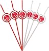 MLB Boston Red Sox Six Pack Team Sip Sport Straws