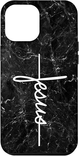 iPhone 12 Pro Max - Carcasa para teléfono cristiano, diseño de Jesús