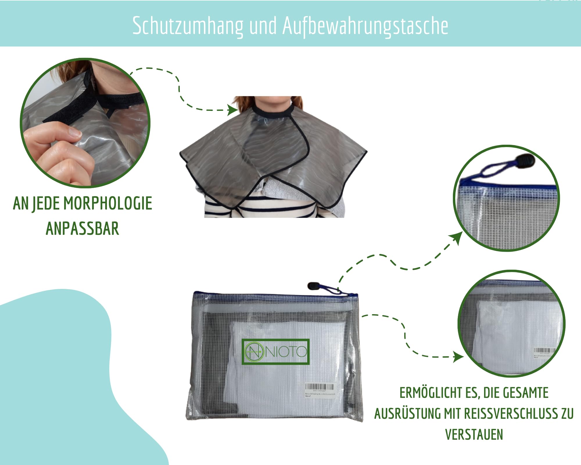 Haarwaschbecken für zu Hause mit Umhang – Frisierbecken für zu Hause/Kopfwaschbecken – Aufblasbare Haarwaschbecken für Personen im Sessel, Schwangere, ältere Menschen, Haarwaschbecken zu Hause