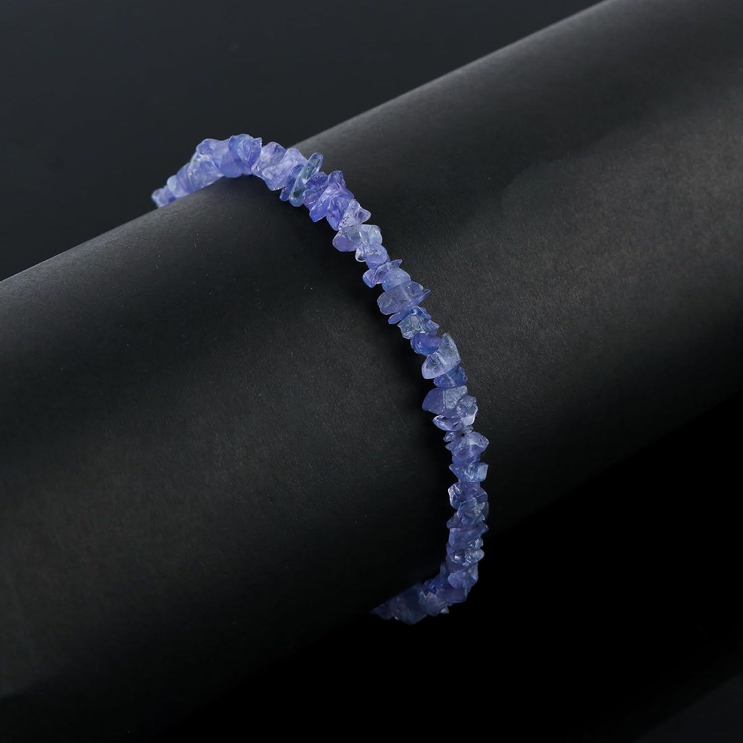 AAA Grade Natural Gemstones Uncut Chips Beads Bolo Bracelet, Polished Nuggets Stones, Handmade Boho Jewelry, Wicca & Reiki Healing Crystals, Christmas Gift for Women, 10inch - Image 4