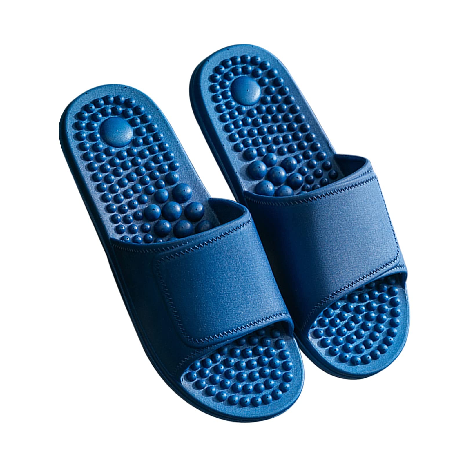 Herren Damen Akupressur Massage Slippers, Hausschuh Massage Hausschuhe, Therapeutic Fußreflexzonenmassage Sandalen for Fuss Akupunkt-Massage Fussmassagegerät