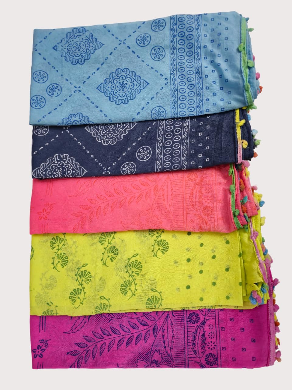 Nakoda Creation Cotton Blend Printed Women Dupatta (Falguni Print 5 Motiya Matching_1 New) - BZ77797-image-31
