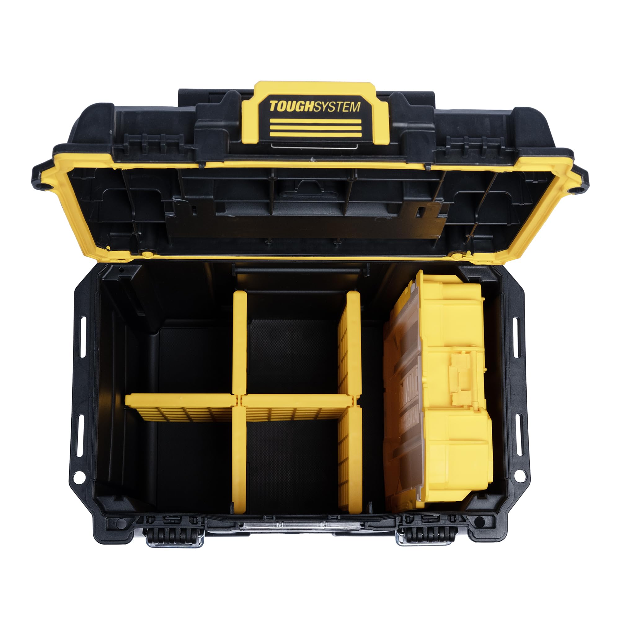 DEWALT TOUGHSYSTEM 2.0 Caja de herramientas compacta y duradera con separadores extraíbles (DWST08035)