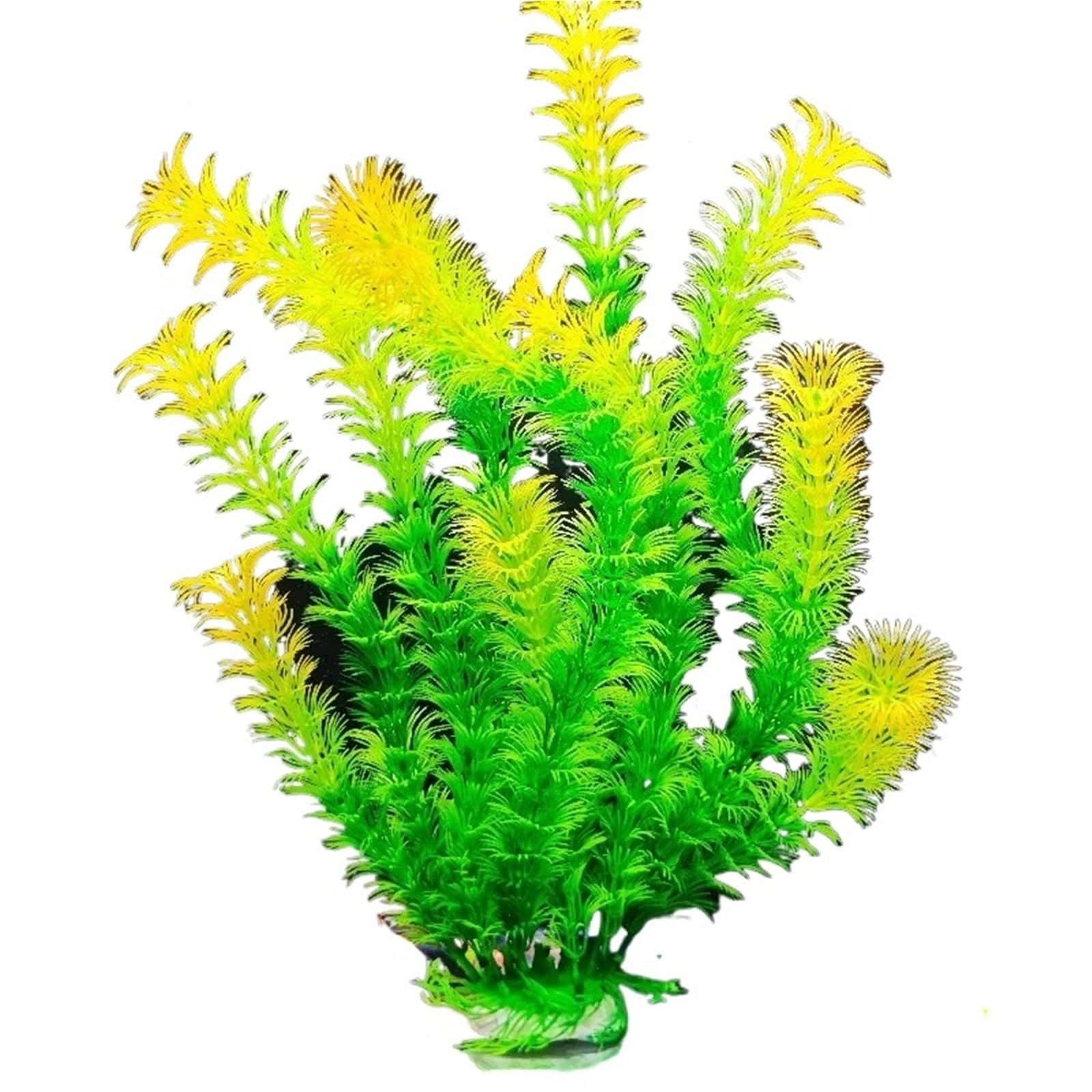 ZUXWUX Aquarium Ornament Artificial Aquarium Ornament Plants Water Plant Simulation For Fish Tank Underwater ﻿(45cm 17.72 in)