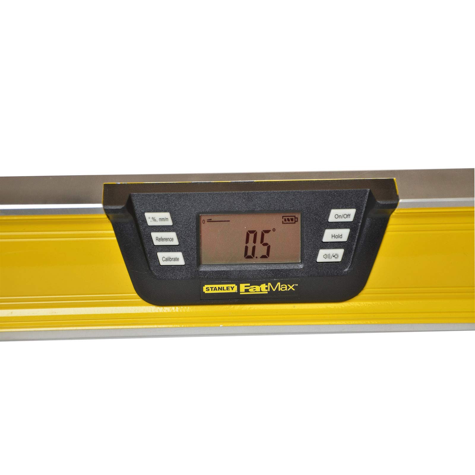 Niveau Digital Stanley FatMax 60cm - Précision 0.10°, Écran LCD Rétroéclairé, Sac Protection
