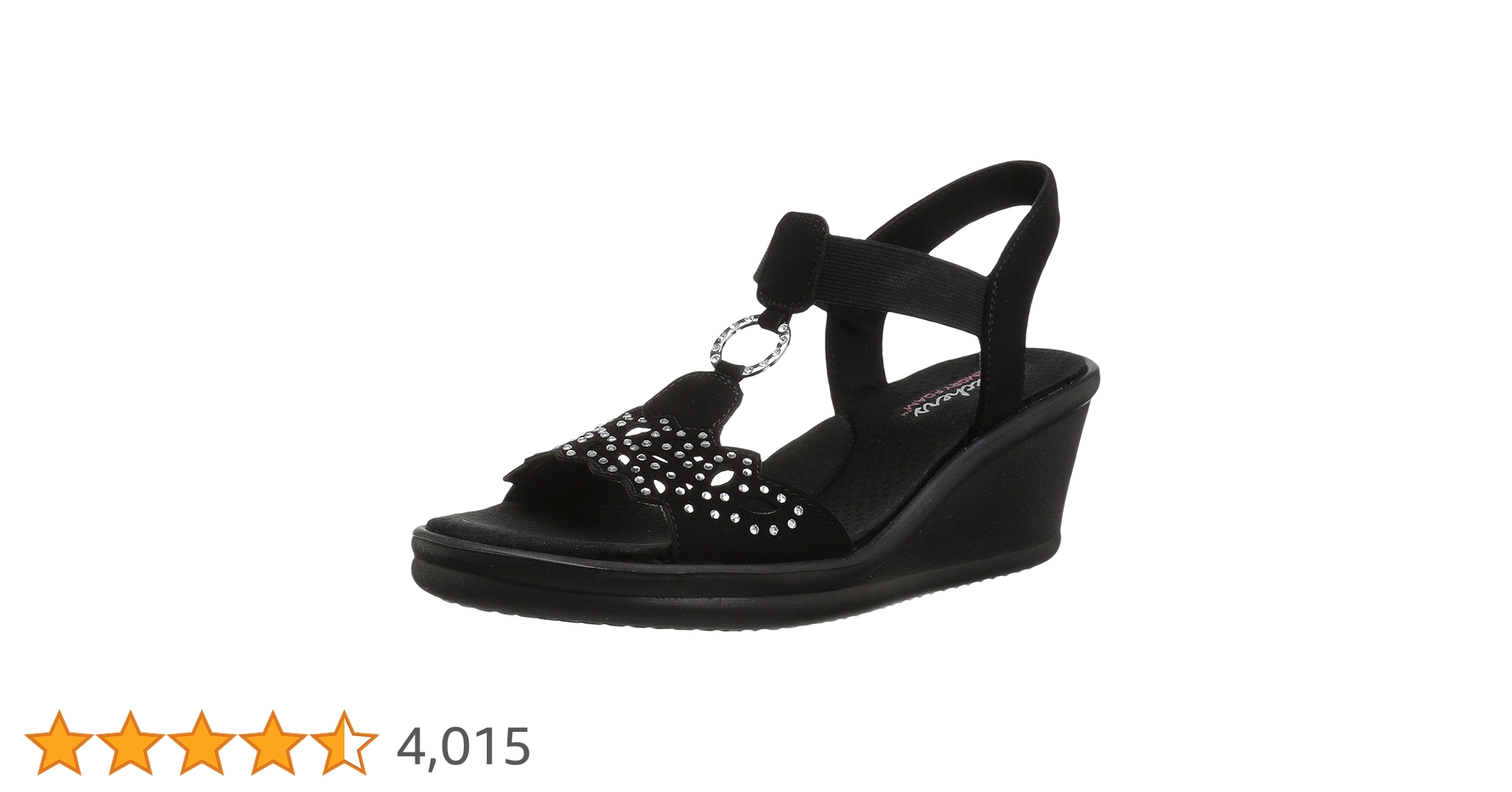 Skechers レディース Rumblers-Queen B ウェッジサンダル Rumblers - Queen B