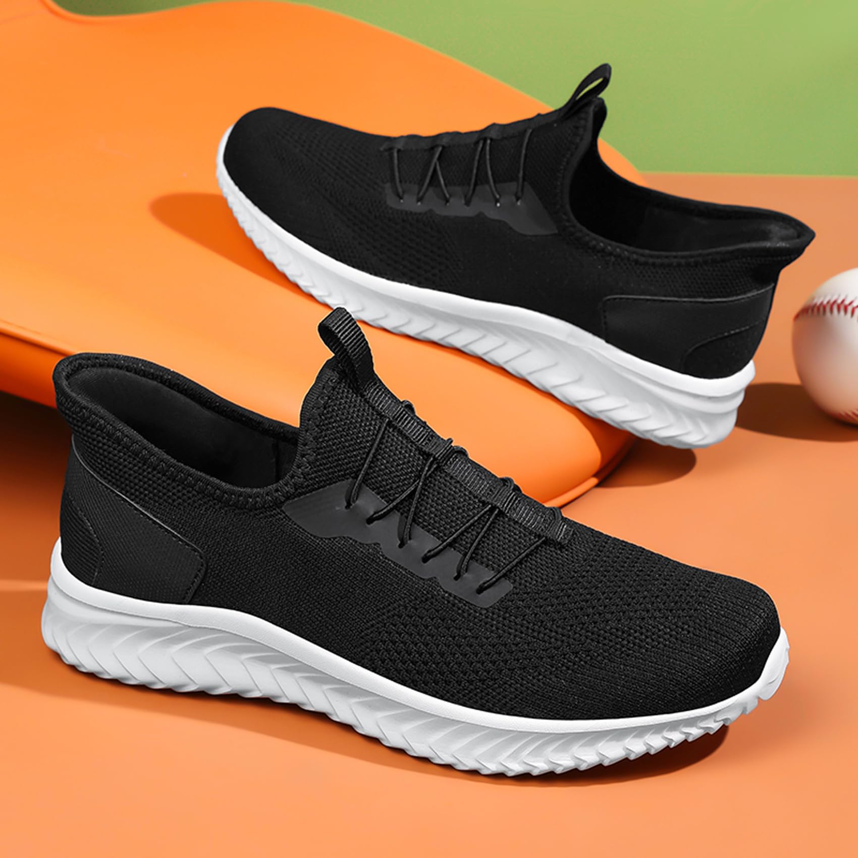 Sneakers Uomo Donna Scarpe da Ginnastica Slip-On Scarpe da Camminata Traspirabile Leggero Scarpe Sportive Scarpe da Corsa