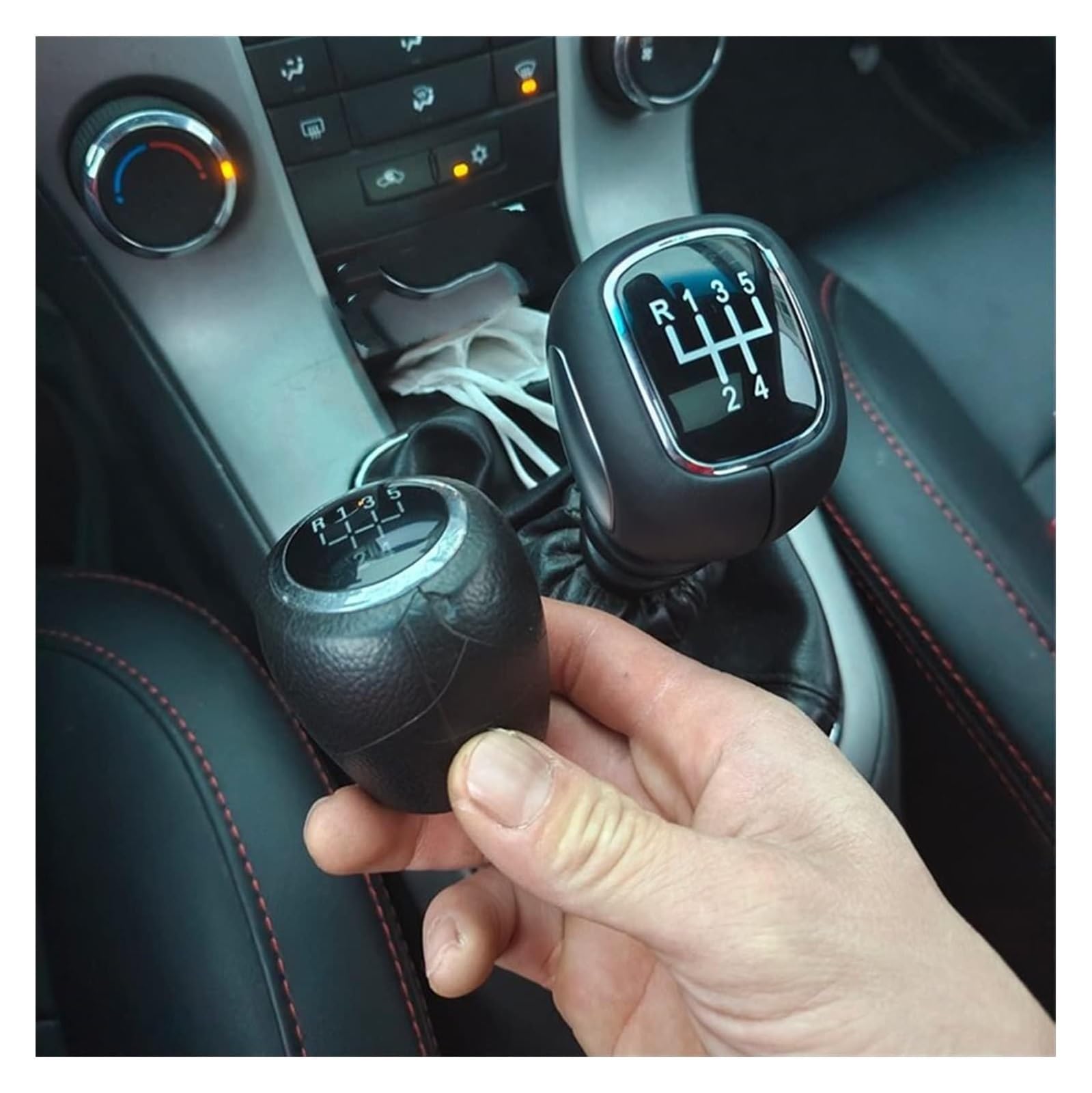 Pour Cruze Levier Vitesse Levier Vitesse 5/6 Vitesses Transmission Manuelle Poignée Pommeau Levier Vitesse levier changement vitesse(5 Speed)