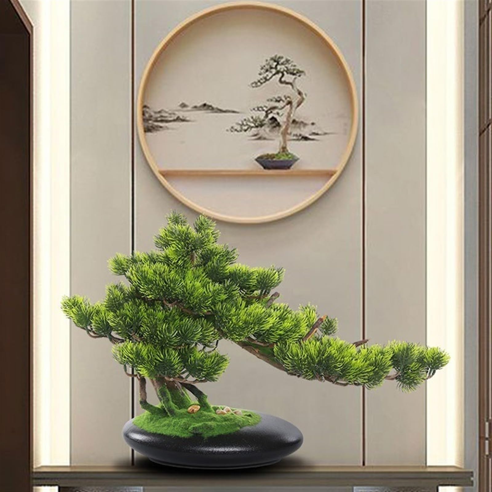 Amazon.com: GRFIT Bonsai Artificial TV Cabinet for Living Room Entrance,  Furniture, Chinese Feng Shui Ornaments, Bonsai Simulation, Coffee Table,  Decorative Desk Artificial Tree Plant : Home & Kitchen