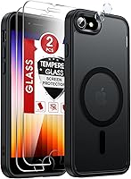 Vista 131 de LeYi Funda para iPhone XR: con protector de pantalla X2 + 2 funda para cámara [compatible con MagSafe] Funda protectora magnética i iphoneXR