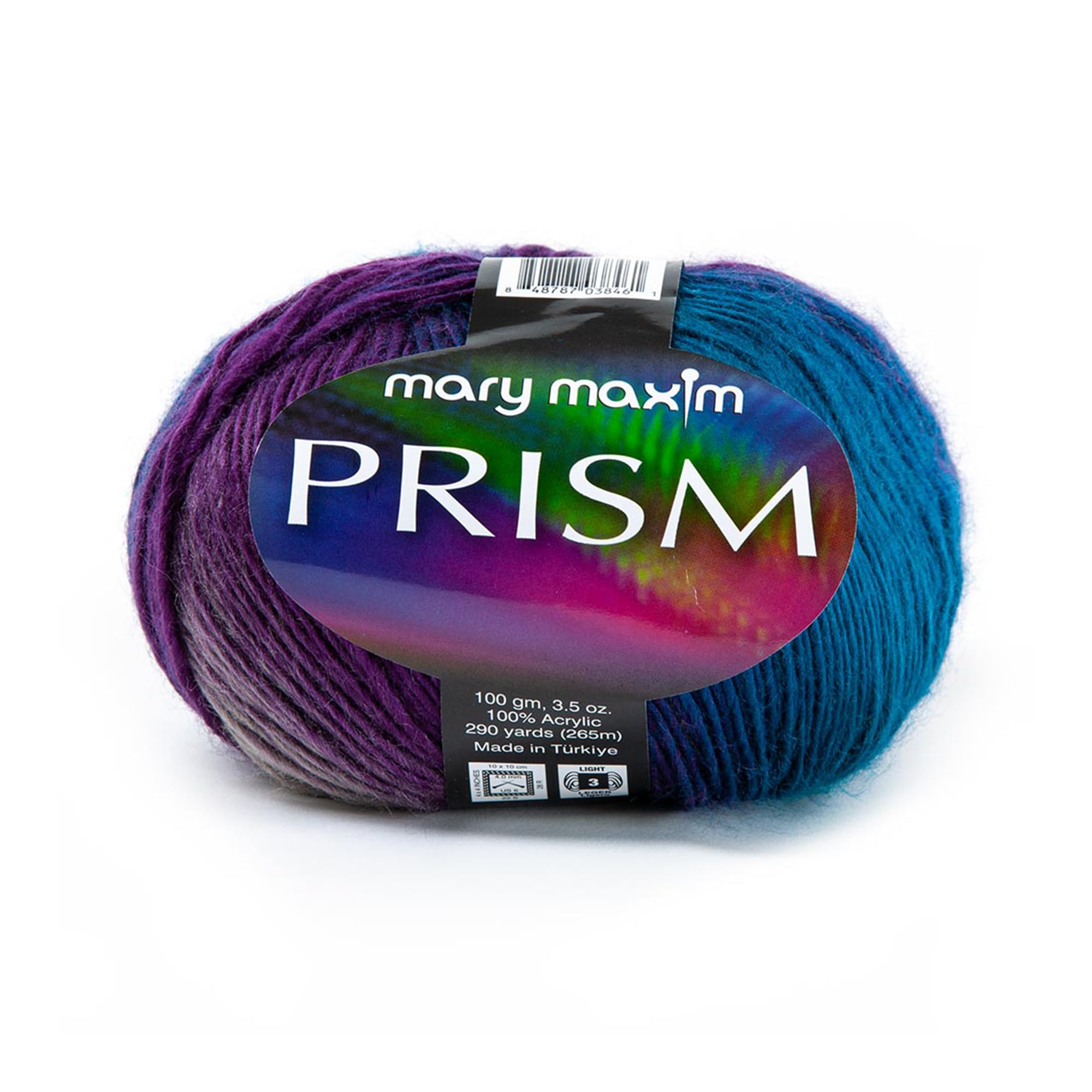 Pelote de laine Mary Maxim Yarn Prism Westwinds pour tricoter vos plaids de salon confortables