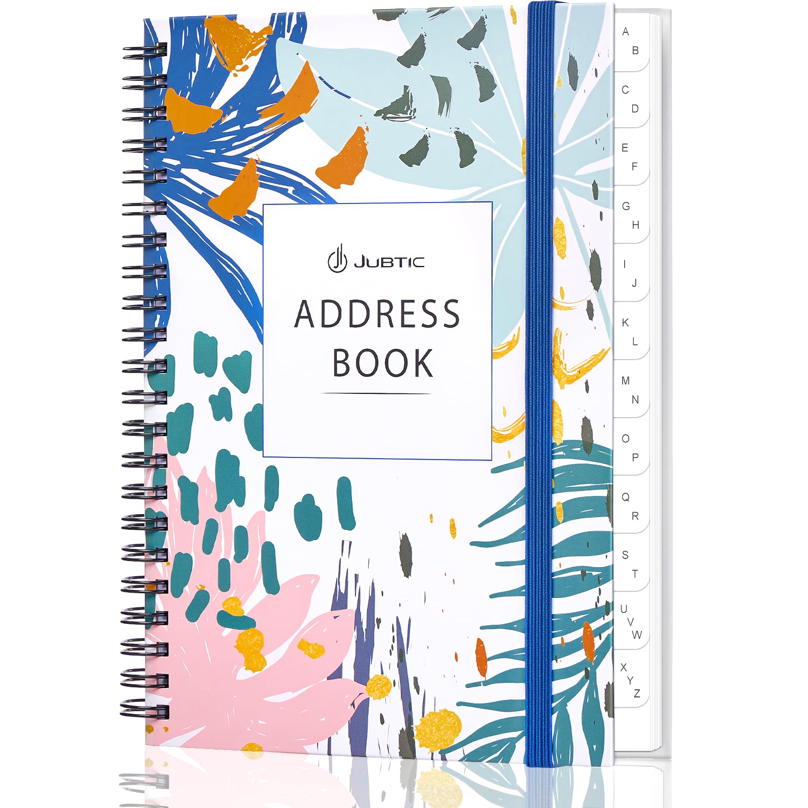 JUBTIC Address and Password Book with Alphabetical Tabs Hardcover