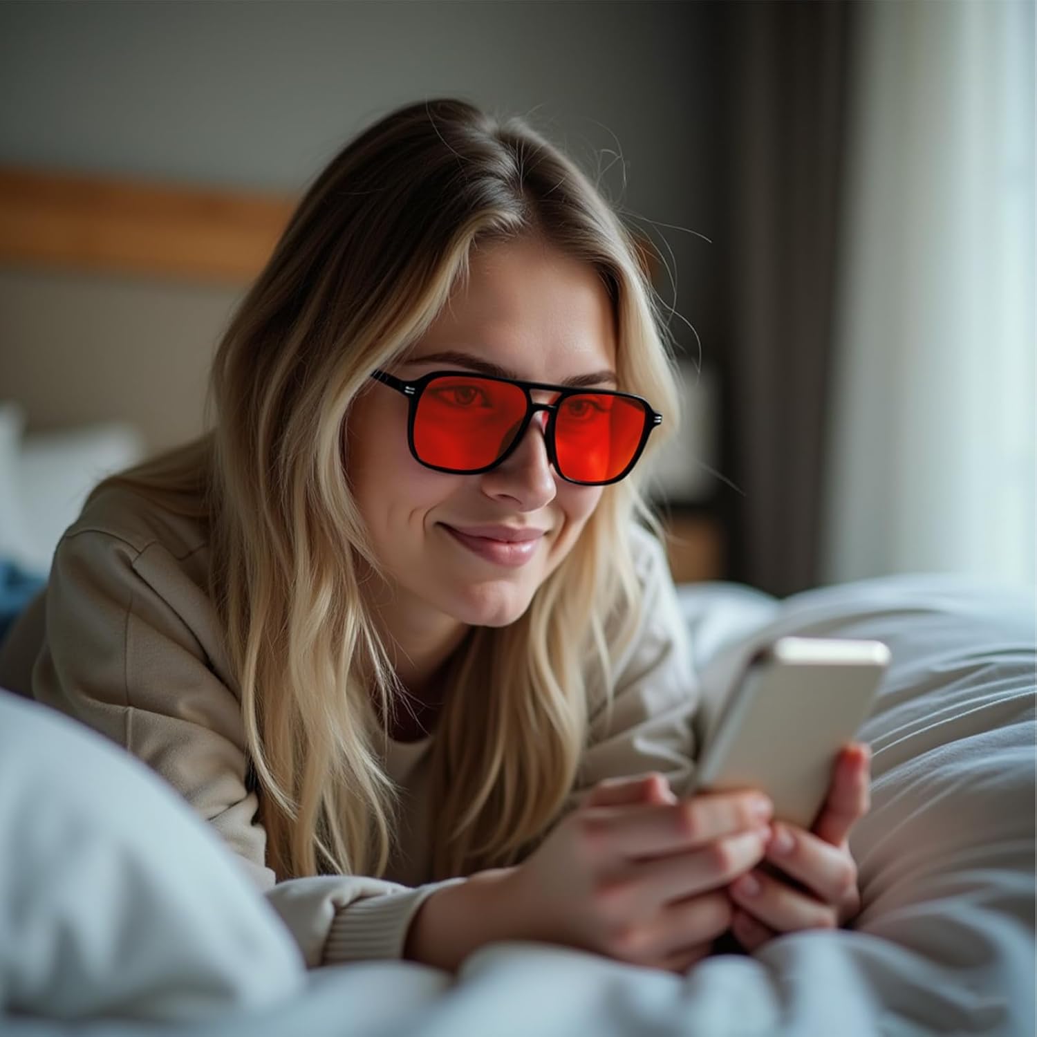 Gaming Glasses Women Men - UV400 Protection Blue Light Blocking Glasses for Eye Strain - Image 3