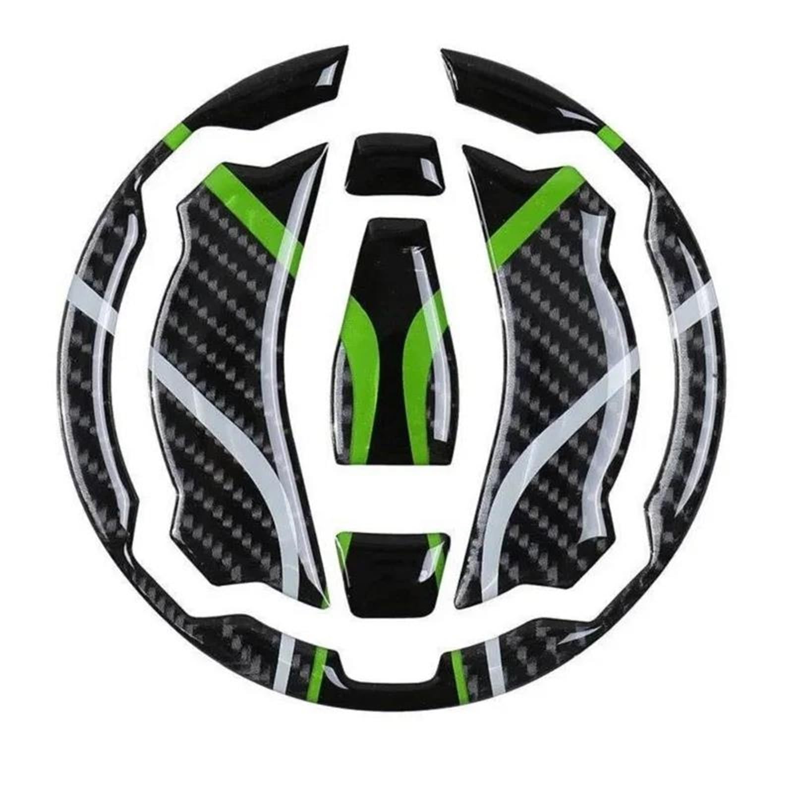 Dtsgcx Color2 Motorcycle Accessories Stickers For Kawasaki For Z900 For Z400 650 X300 Carbon Fiber Fuel Tank Cap Decal(Color2)