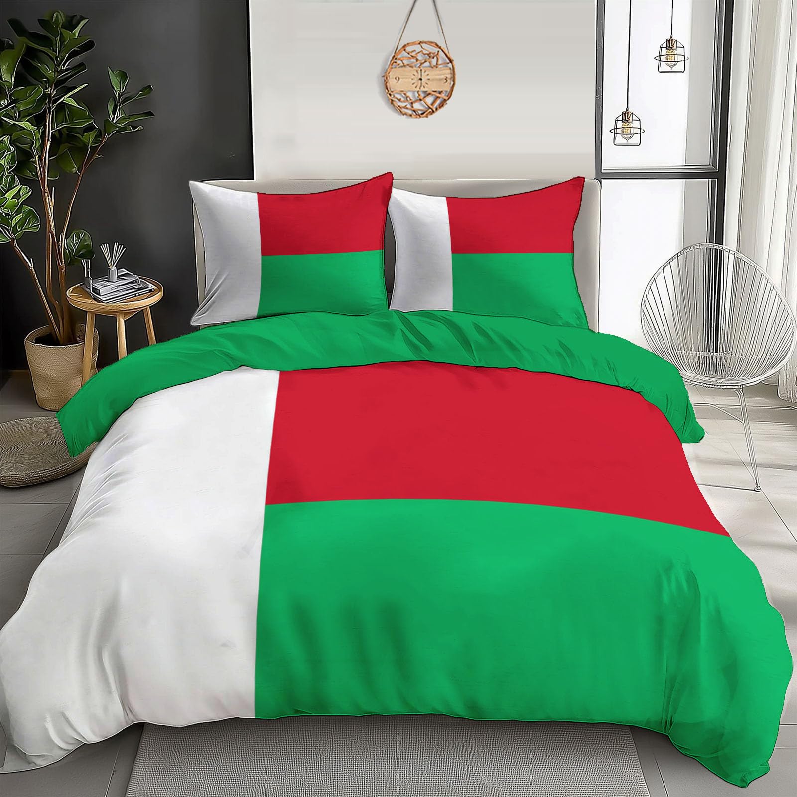 Housse de couette Madagascar 3D en microfibre douce avec fermeture éclair