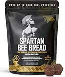 Spartan Bee Bread Chewables – Bee Bread Raw Organic Natural Multivitamin with Bee Pollen, Propolis & Royal Jelly | Fermented for Energy, Vitality, Recovery & Immunity | Non-GMO, Nothing Synthetic