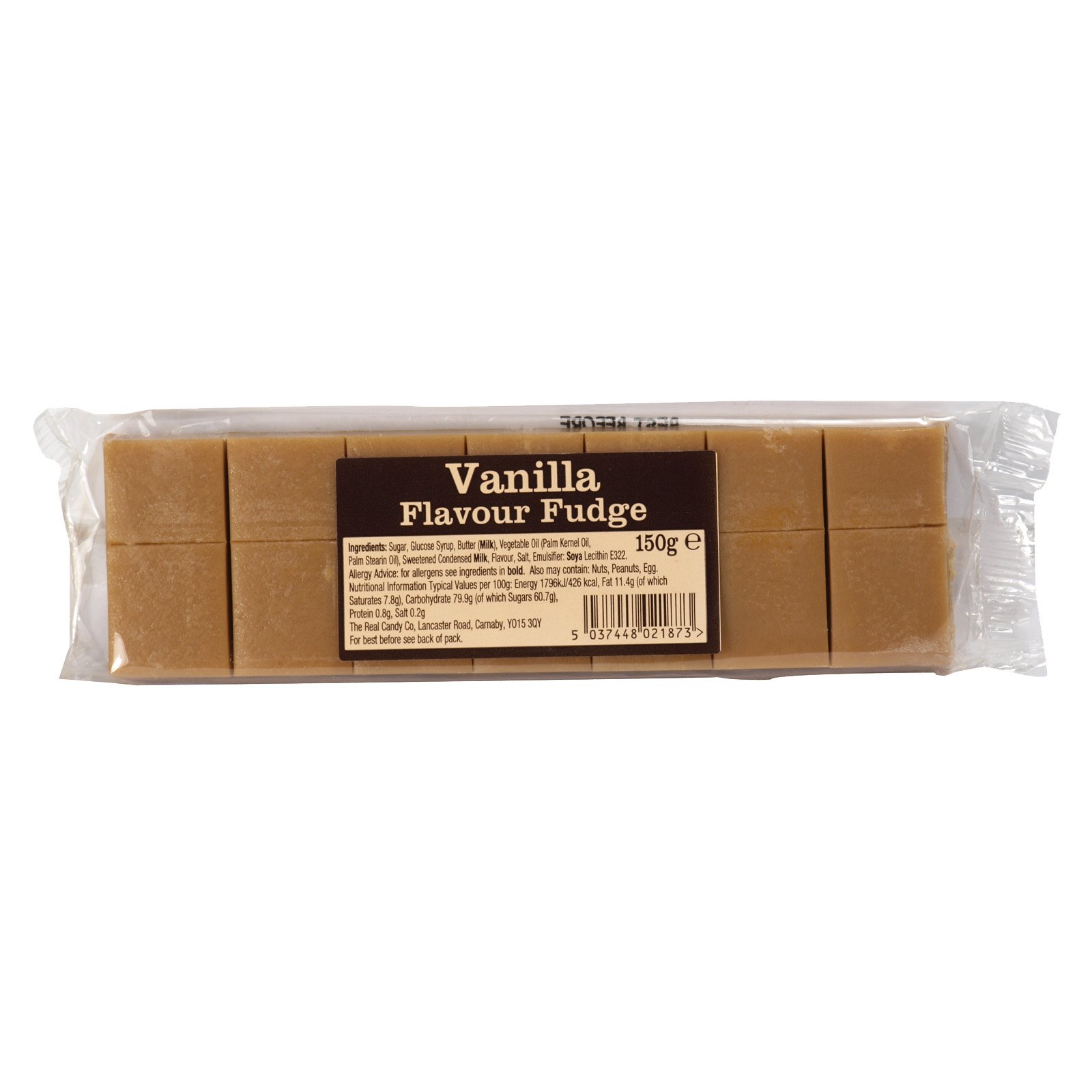 The Real Candy Vanilla Fudge Bar, 150 g, Pack of 3