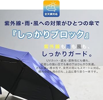 Amazon | Waterfront 折りたたみ傘 日傘 兼用 雨傘 『 ZENTENKOU™ 折