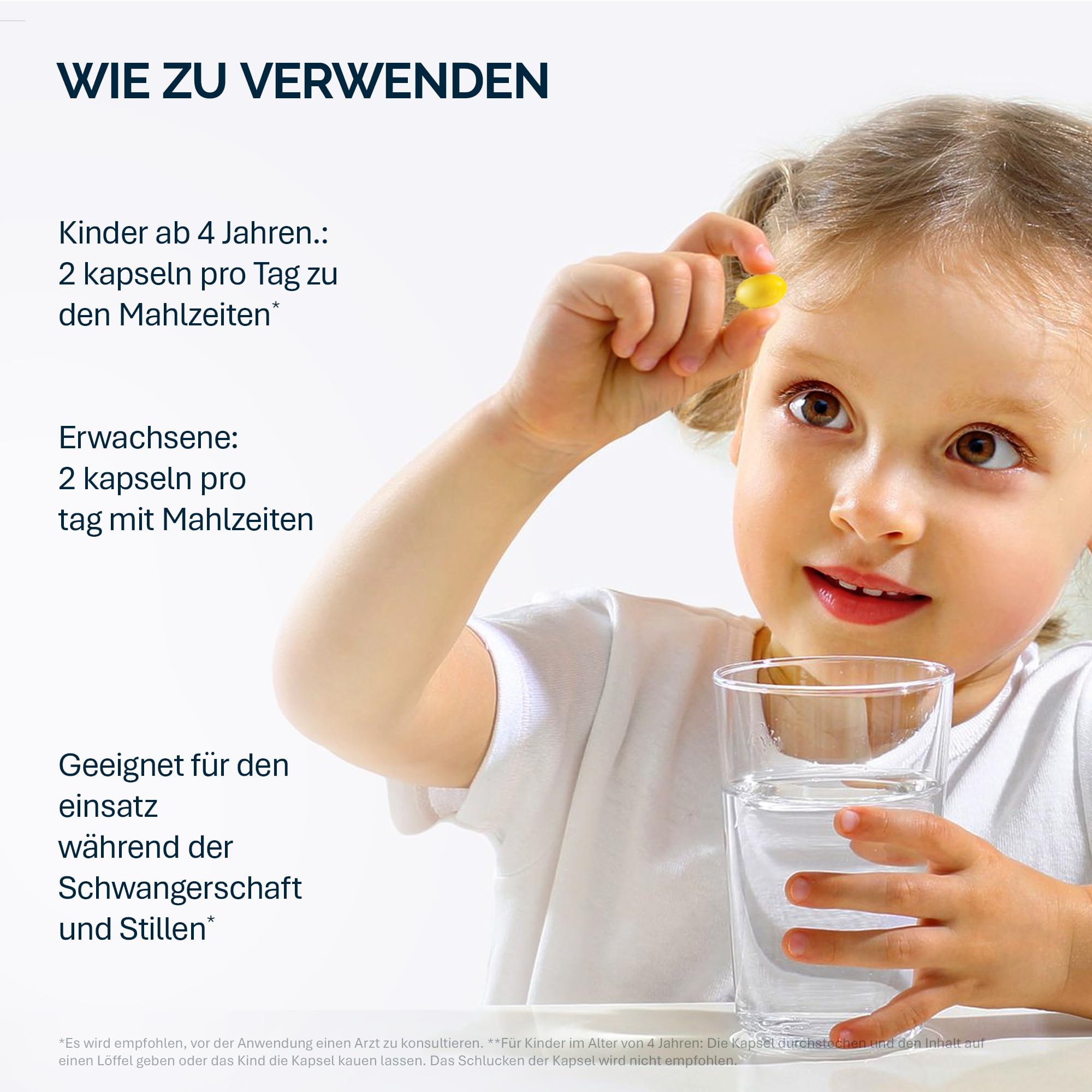 NFO Omega 3 Kids – 120 Mini Kaukapseln | Norwegisches Fischöl in Triglyzeridform | Mit EPA DHA & Vitaminen D3 A C E | Tutti Frutti Geschmack | Made in Norway