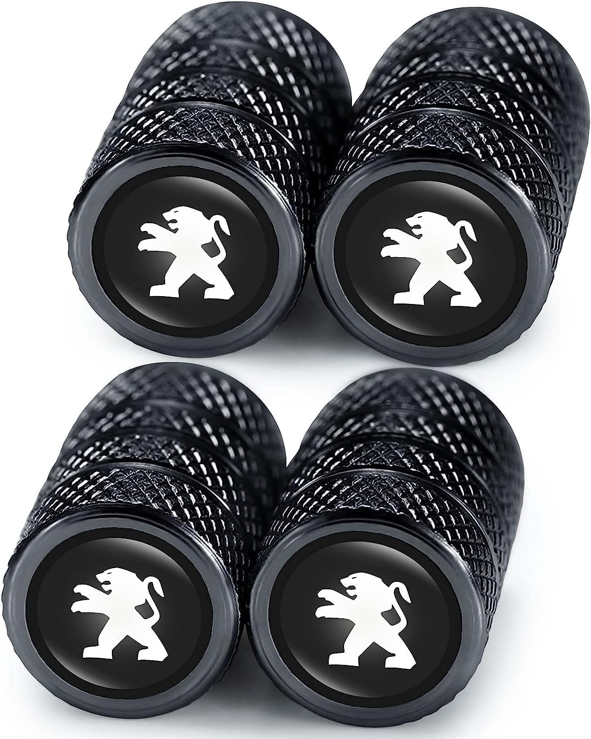 AMENAS Ventilkappen Set 4er Pack - Korrosionsschutz Für Peugeot Reifenventile