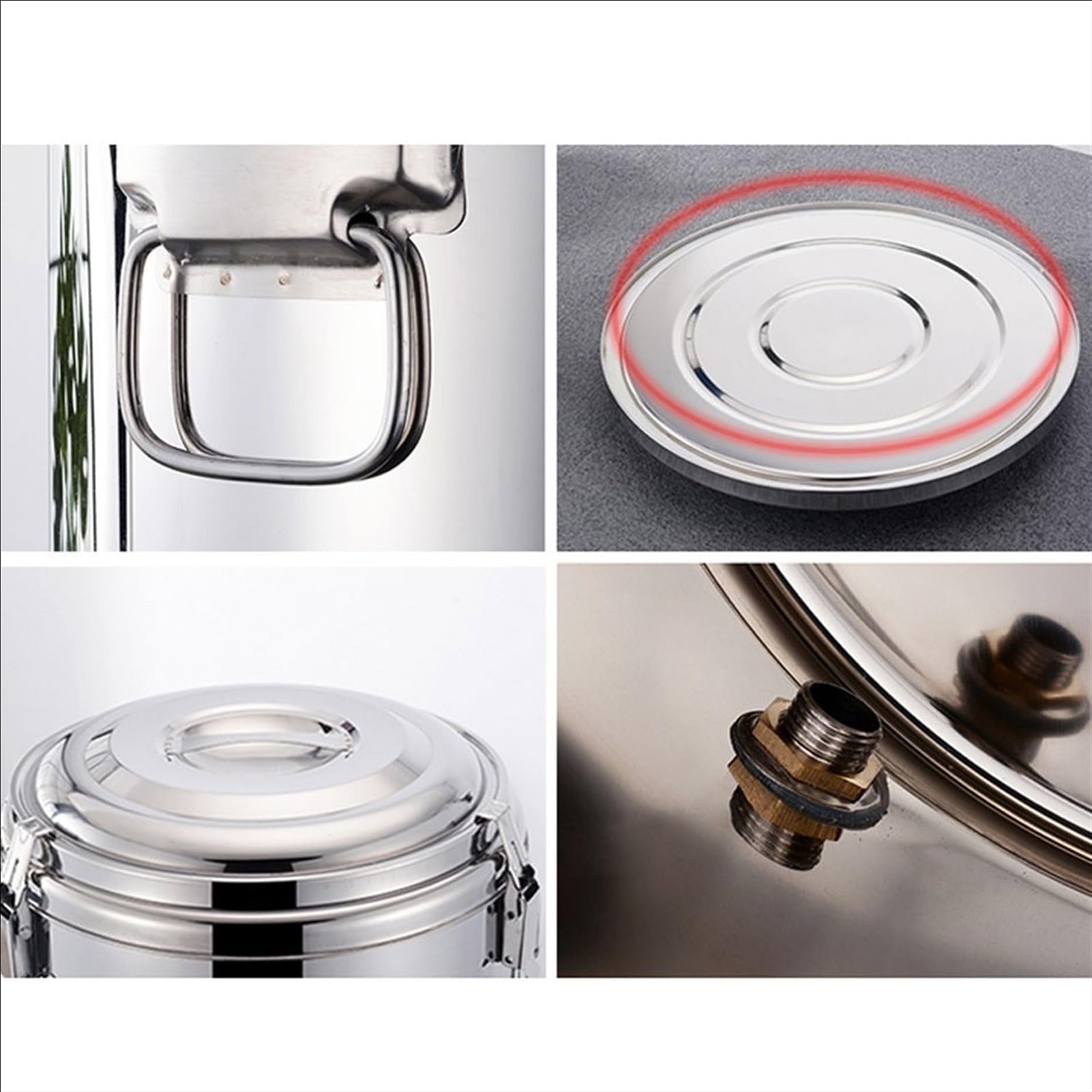 Distributore di acqua calda, scaldabibande isolato in acciaio inox, dispenser per caffè, tè, feste, buffet, hotel