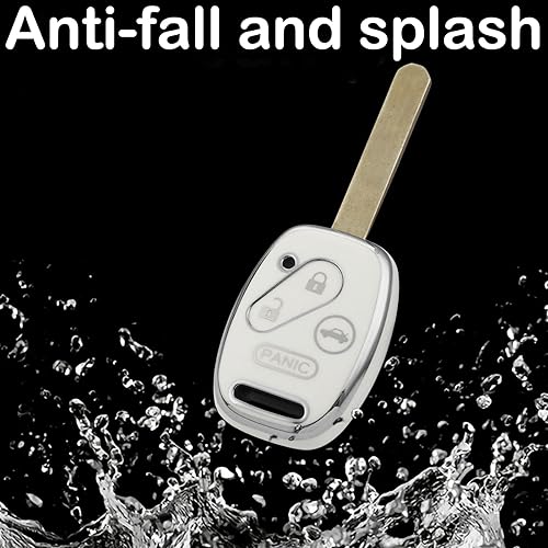 Miniatura 6 de COTIYBOK Funda para llavero Honda con llavero de TPU para llave de automóvil, protección de 360 grados, compatible con Honda Accord Crosstour CR-V