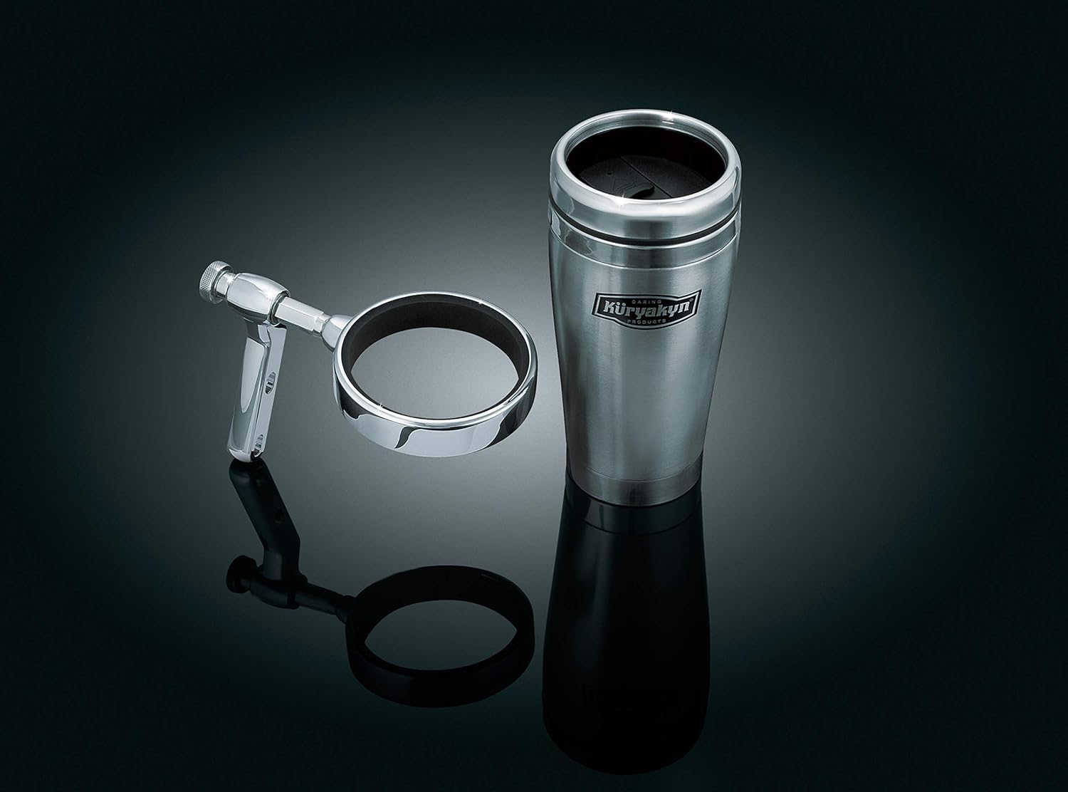 Kuryakyn 1463 Motorcycle Handlebar Accessory 12 fl oz Stainless Steel