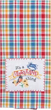 Kay Dee Designs ST Thing Maryland APLQ Tea Dish Towel, 18 x 28, Various