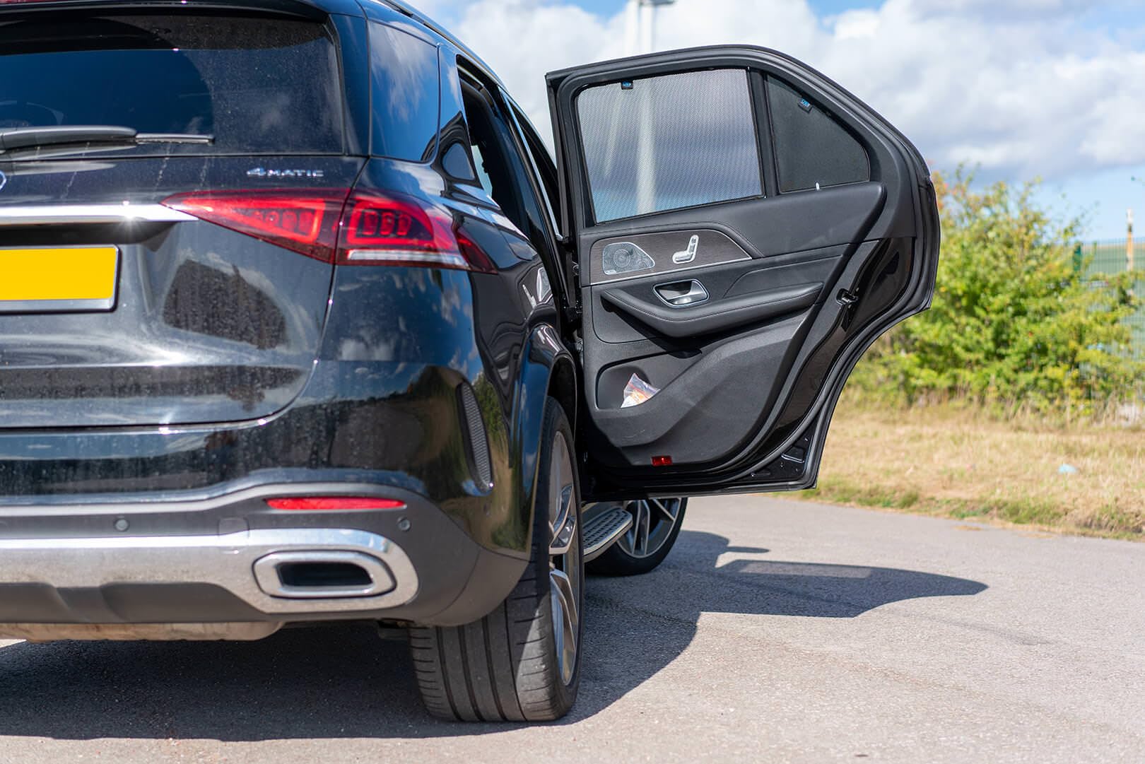 CAR SHADES zestaw kompatybilny z Mercedes GLE (W167) 2019 - (8 sztuk) niestandardowe osłony przeciwsłoneczne do samochodów