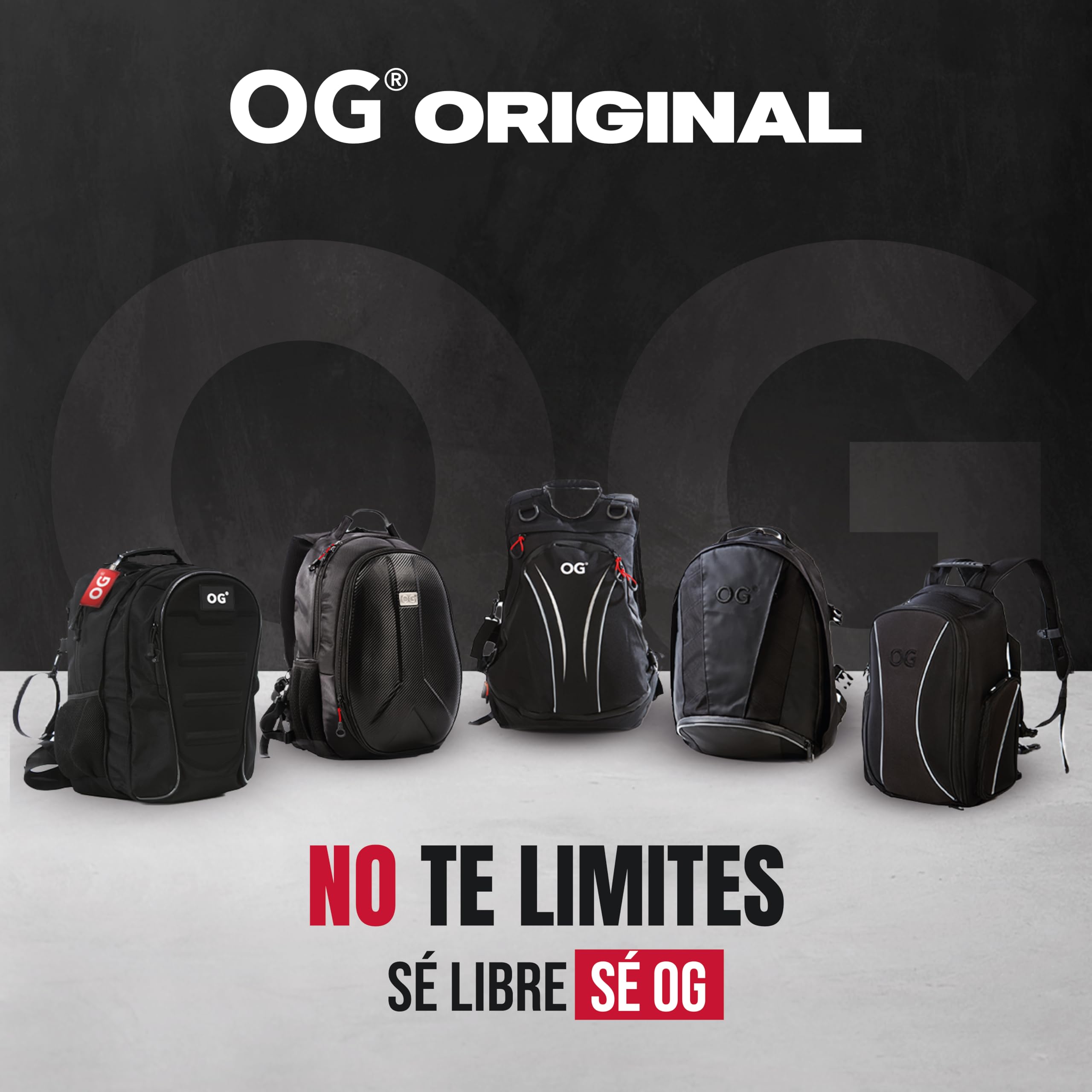 OG Original Mochila Moto GO Negra Impermeable 20L, Bolsa Porta-Cascos Motorista, Correa Casco, Ciclismo, Hombre, Portátil, Reflectante, Bolsillo Antirrobo