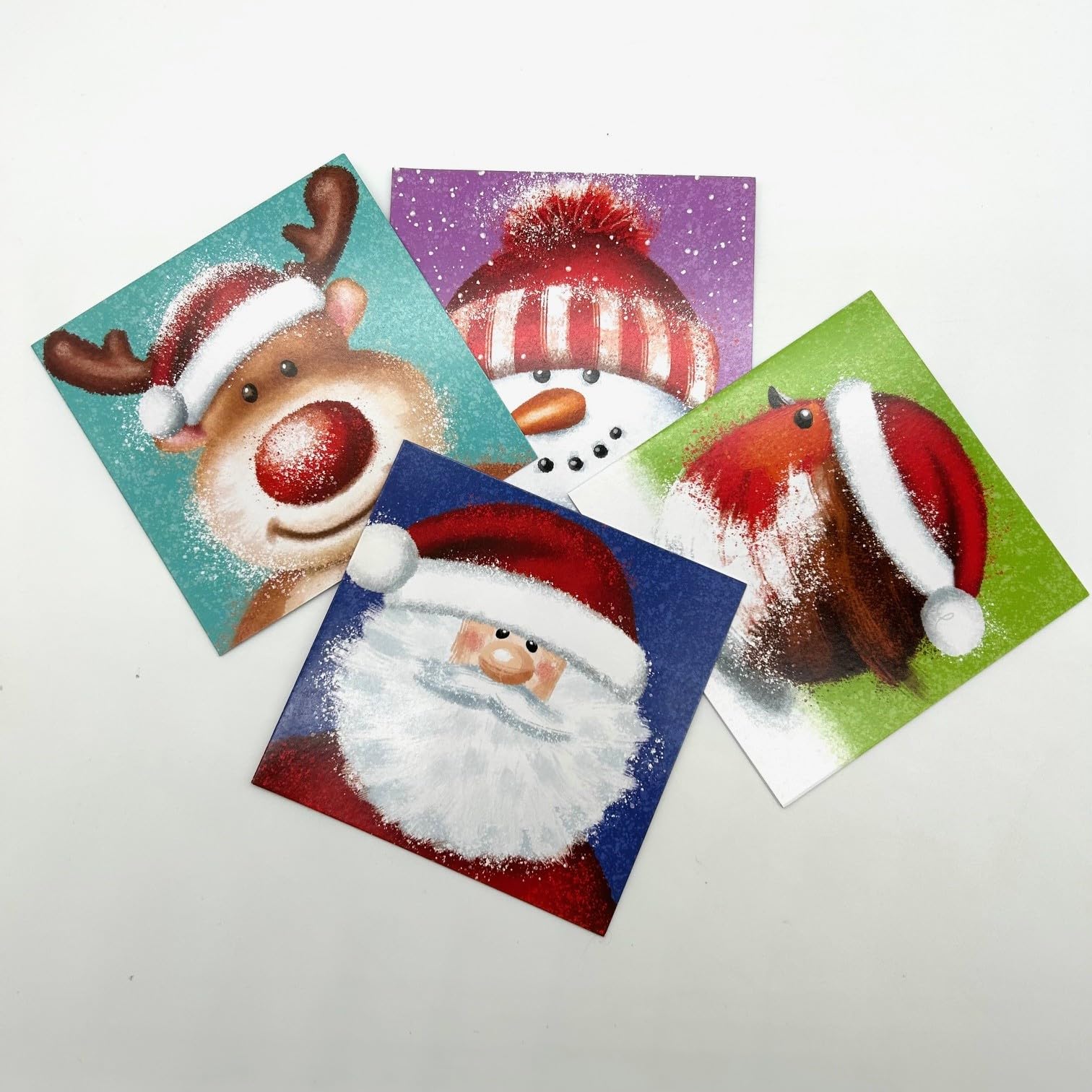 TRIXES 32-Pack Christmas Kids Cards - Children's School Pack - Premium Greeting Cards with Envelopes - Designed and Made in the UK