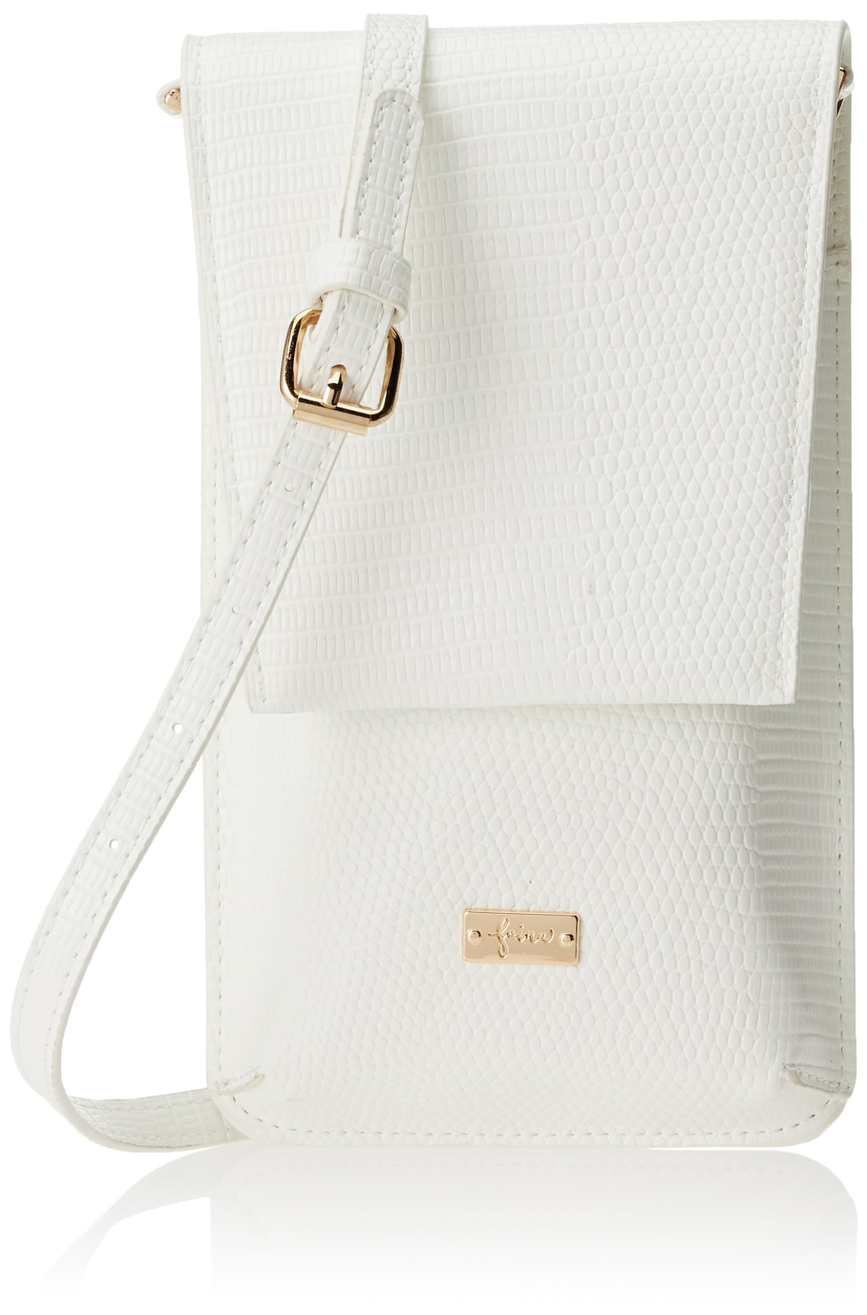 NAEMI Women's Crossbody Mini Crossover Body Bag, White, One Size