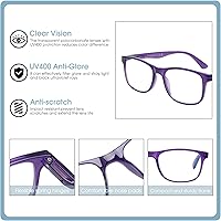 Vista 64 de 1/2/4/5 Pack Computer Reading Glasses Blue Light Blocking Readers Spring Hinge for Women Men