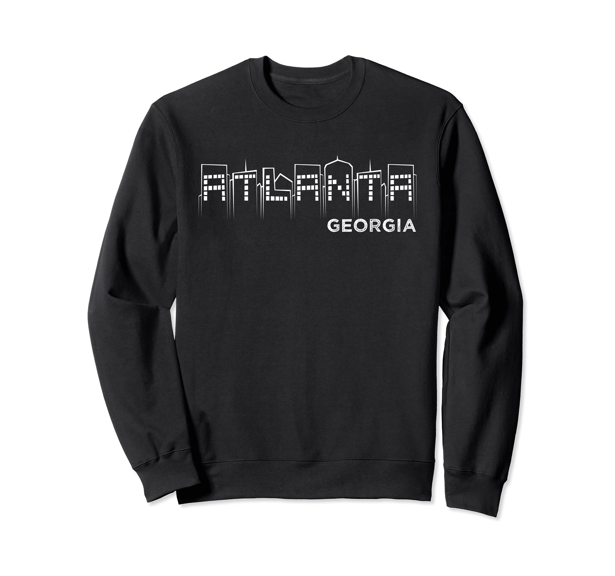 Georgian Native GA Home Peach State Atlanta Georgia Skyline Sweatshirt