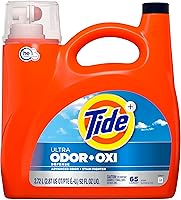 Vista 11 de Tide Ultra Odor Defense Plus Oxi - Detergente líquido para ropa, 92 onzas líquidas, 65 cargas, detergente líquido avanzado para la ropa que combate