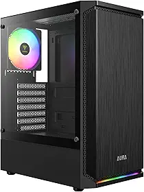 Gabinete Gamer Gamdias Aura GC8 ARGB Preto com 1 Fan