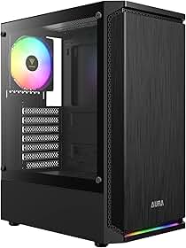 Gabinete Gamer Gamdias Aura GC8 ARGB Preto com 1 Fan