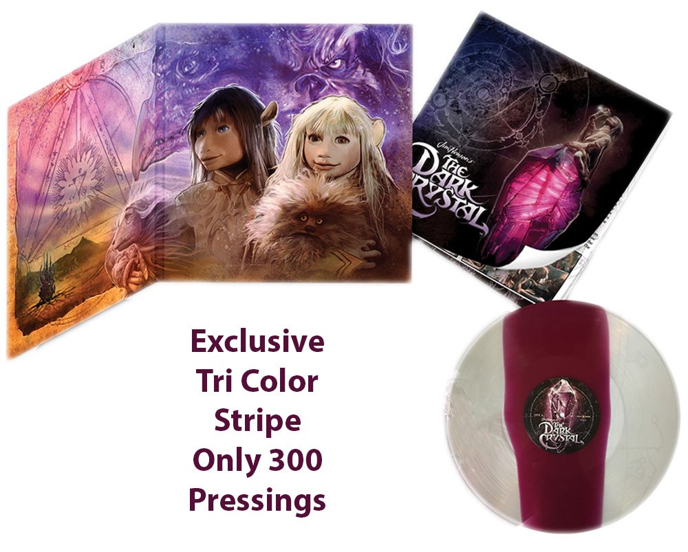 The Dark Crystal 35th Anniversary Deluxe Edition Exclusive Tri Color vinyl Only 300 Pressings [vinyl] Jim Henson