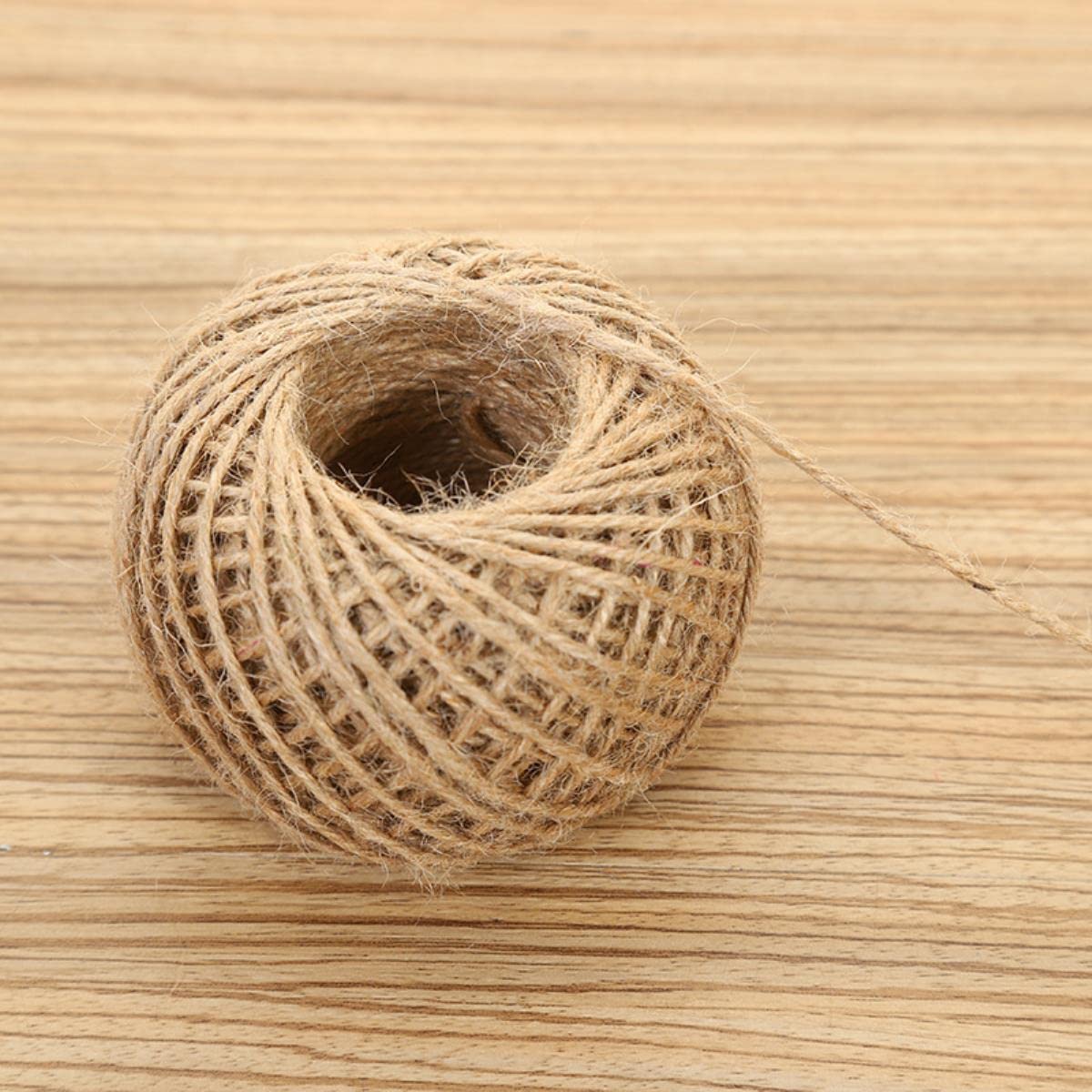 FuxFuis Corde De Jute Naturelle 8 Mm × 30 M – Ficelle Chanvre Robuste, Décoration, Jardinage & Bricolage