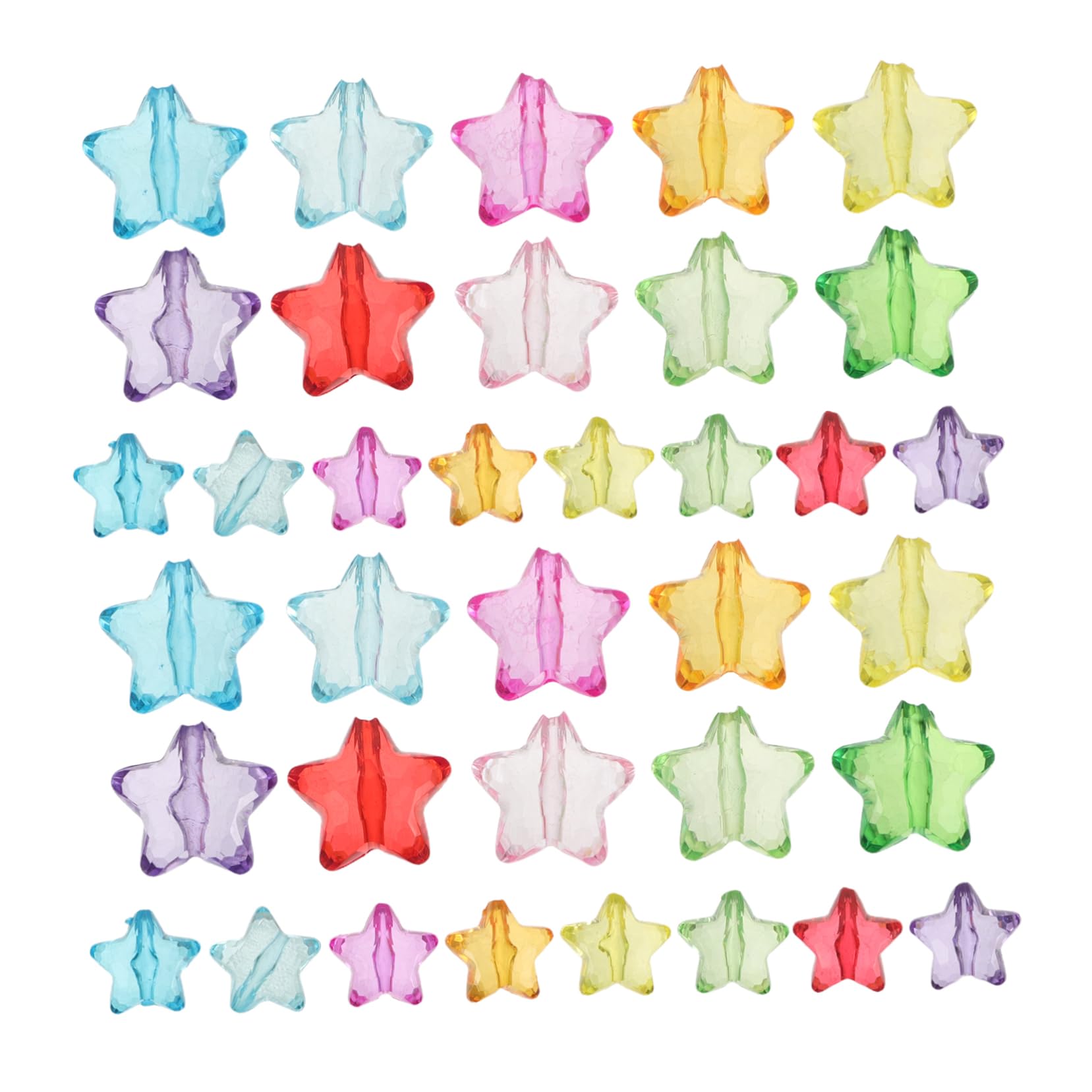 Perles étoiles pastel pour fabriquer des bijoux uniques sans effort