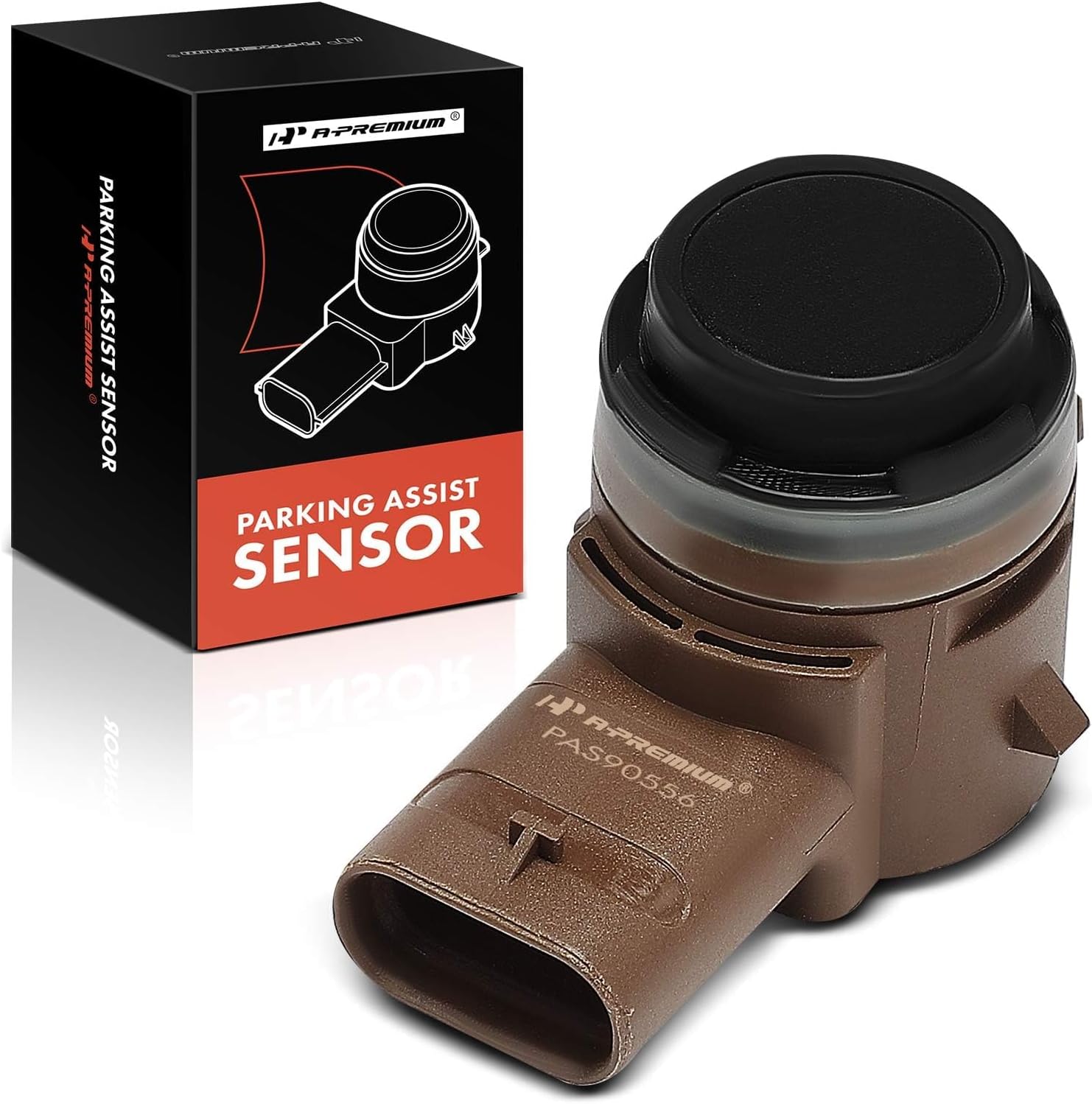 A-Premium Reverse Backup Parking Assist Sensor Compatible with Select Mercedes-Benz Models - C300, C350e, C43 AMG, C450 AMG, C63 AMG, E300, E400, E43 AMG, E550, GLE350, GLE350d, GLE400, GLE43 AMG