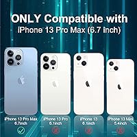 Vista 2 de BOVSRT Funda de batería para iPhone 13 Pro Max, 8500 mAh, funda protectora portátil delgada compatible con iPhone 13 Pro Max (6.7 pulgadas), funda