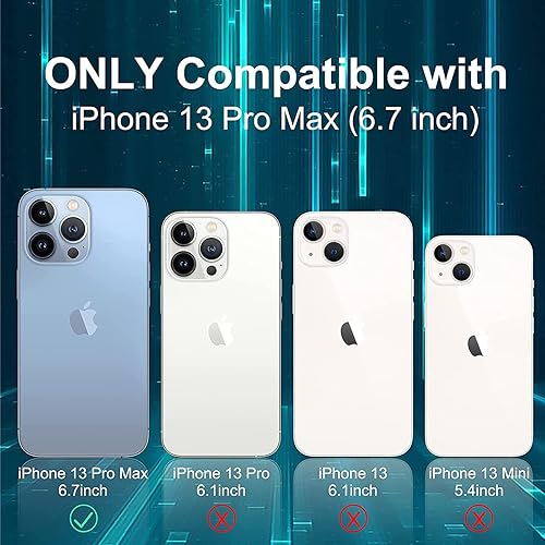 Miniatura 2 de BOVSRT Funda de batería para iPhone 13 Pro Max, 8500 mAh, funda protectora portátil delgada compatible con iPhone 13 Pro Max (6.7 pulgadas), funda