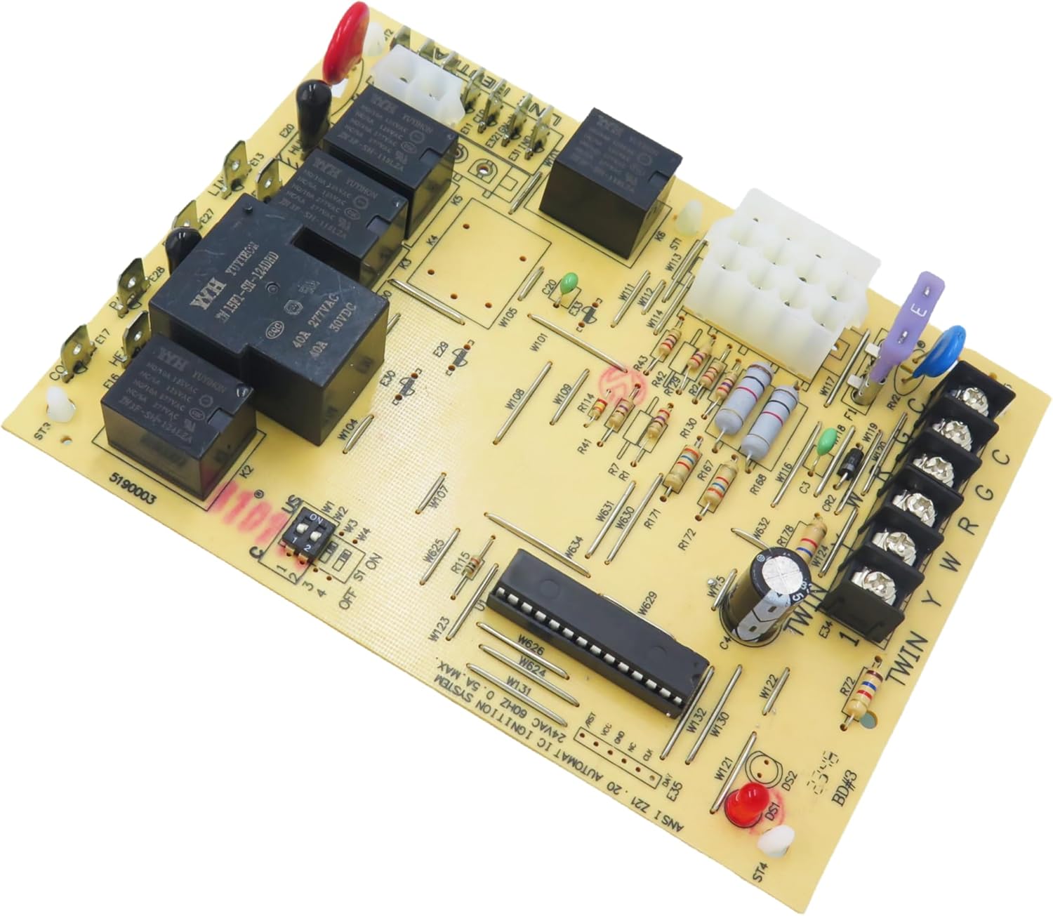 PCBBF112S Upgraded Replacement for Furnace Control Circuit Board PCBBF112S；Replacement for PCBBF112, PCBBF123, PCBBF123S, PCBBF110S, PCBBF110
